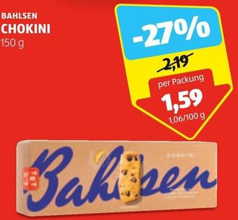 Hofer BAHLSEN CHOKINI 150 g Angebot