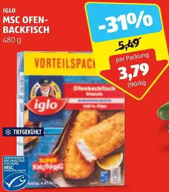 Hofer IGLO MSC OFEN-BACKFISCH 480 g Angebot
