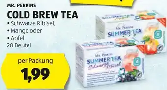 Hofer MR. PERKINS COLD BREW TEA per Packung Angebot