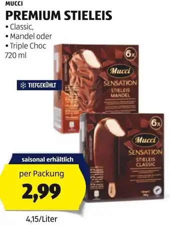 Hofer MUCCI PREMIUM STIELEIS 720 ml Angebot