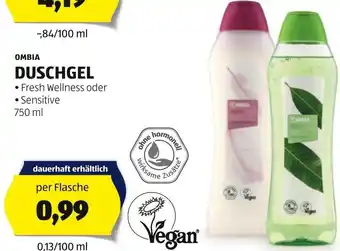 Hofer OMBIA DUSCHGEL 750 ml Angebot