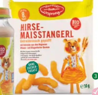 Hofer ZURÜCK ZUM URSPRUNG BIO-HIRSE-MAISSTANGERL 30 g Angebot