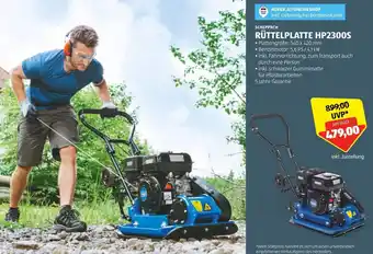 Hofer SCHEPPACH RÜTTELPLATTE HP2300S Angebot