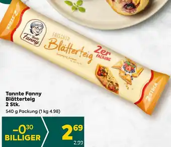 Billa Tannte Fanny Blätterteig 2 Stk. 540 g Packung Angebot