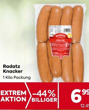 Billa Radatz Knacker 1 Kilo Packung Angebot