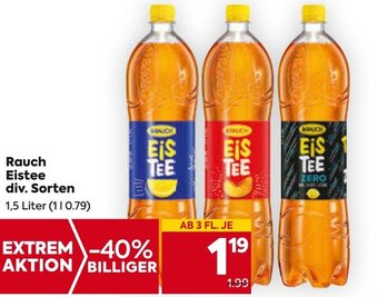 Billa Rauch Eistee div. Sorten 1.5 Liter Angebot