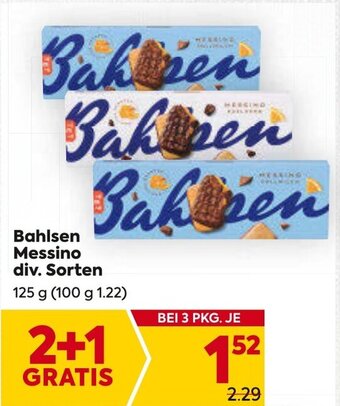 Billa Bahlsen Messino div. Sorten 125 g Angebot