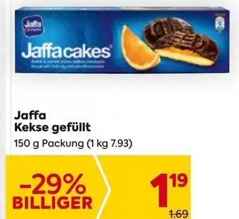 Billa Jaffa Kekse gefüllt 150 g Packung Angebot