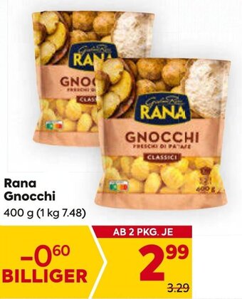 Billa RANA GNOCCHI 400 G Angebot