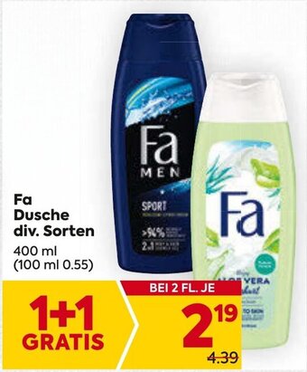 Billa Fa Dusche div. Sorten 400 ml Angebot