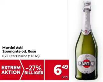 Billa Martini Asti Spumante od. Rosé 0,75 Liter Flasche Angebot