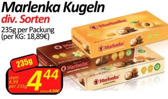 Wurstico Marlenka Kugeln div. Sorten 235g per Packung Angebot