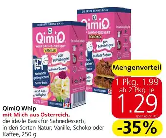 Eurospar QimiQ Whip mit Milch aus Österreich, 250 g Angebot