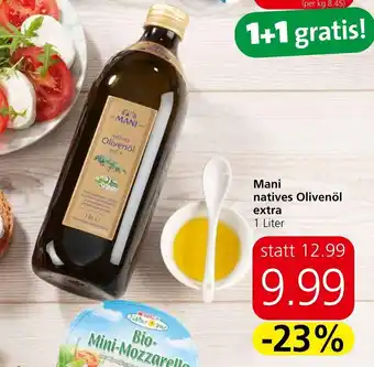 Eurospar Mani natives Olivenöl extra 1 Liter Angebot