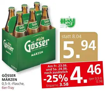 SPAR Gourmet GÖSSER MÄRZEN 0,5-lt.-Flasche, 6er-Tray Angebot
