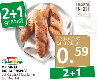 SPAR Gourmet ORIGINAL BIO-KORNSPITZ Angebot
