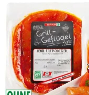 Eurospar Hendl filetschnitzerl bbq Angebot