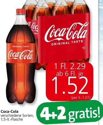 Spar Coca cola limonade Angebot