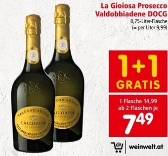 Interspar Prosecco valdobbiadene Angebot