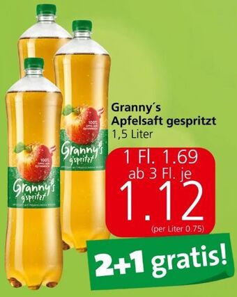 Eurospar Apfelsaft gespritzt Angebot