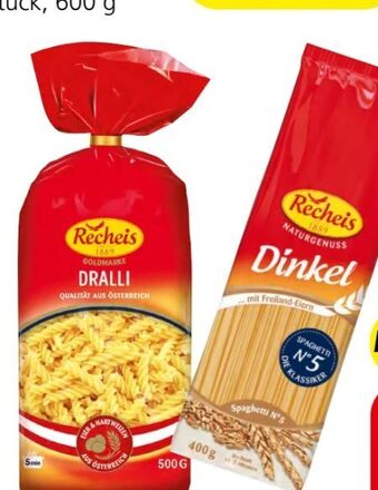 Eurospar Goldmarke teigwaren Angebot
