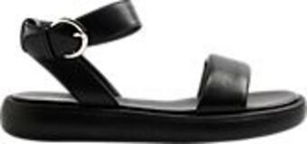 Deichmann Plateau sandalen in schwarz Angebot