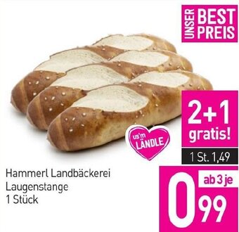 Sutterlüty Hammerl Landbäckerei Laugenstange 1 Stück Angebot