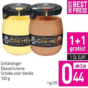 Sutterlüty Schärdinger Dessertcreme Schoko oder Vanille 150 g Angebot