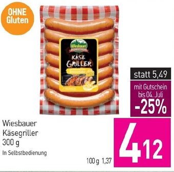 Sutterlüty Wiesbauer Käsegriller 300 g Angebot