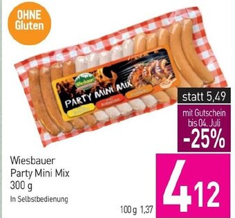 Sutterlüty Wiesbauer Party Mini Mix 300 g Angebot