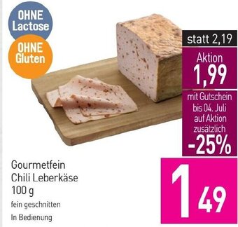 Sutterlüty Gourmetfein Chili Leberkäse 100 g Angebot