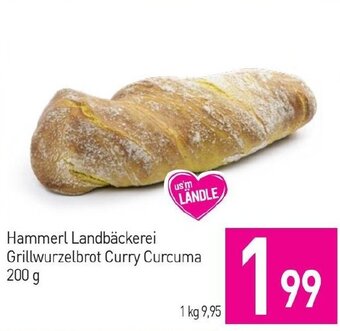 Sutterlüty Hammerl Landbäckerei Grillwurzelbrot Curry Curcuma 200 g Angebot