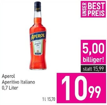 Sutterlüty Aperol Aperitivo Italiano 0,7 Liter Angebot