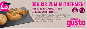 Sutterlüty 1/2 HÄHNCHEN MIT SEMMEL Angebot