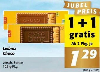 Nah&Frisch Leibniz Choco versch. Sorten 125 g-Pkg. Angebot