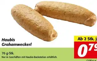 Nah&Frisch Haubis Grahamweckerl 76 g-Stk. Angebot