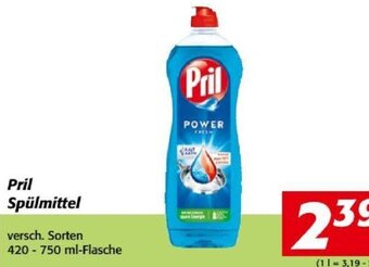 Nah&Frisch Pril Spülmittel versch. Sorten 420 - 750 ml-Flasche Angebot