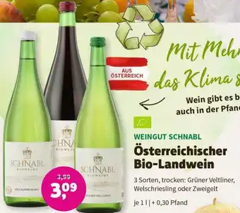 Denn's Biomarkt WEINGUT SCHNABL Österreichischer Bio-Landwein Angebot