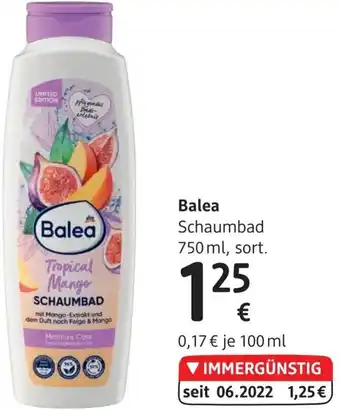dm Balea Schaumbad 750 ml, sort. Angebot