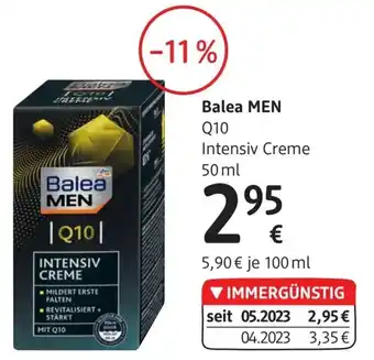 dm Balea MEN Q10 Intensiv Creme 50 ml Angebot
