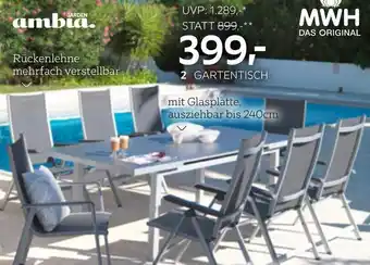 XXXLutz 2 GARTENTISCH Angebot