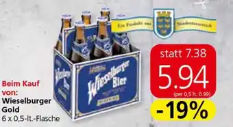 Spar Wieselburger Gold 6 x 0,5-lt.-Flasche Angebot