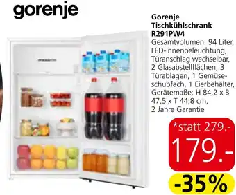Eurospar gorenje Tischkühlschrank R291PW4 Angebot