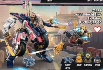 Lego Soras Mech-Bike 8+ Jahre Angebot