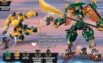 Lego 71794 Lloyds und Arins Training-Mechs 9+ Jahre Angebot