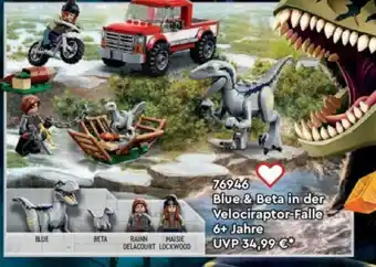 Lego Blue & Beta in der Velociraptor-Falle 6+ Jahre Angebot