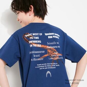 UNIQLO Kids national museum of nature and science, tokyo ut graphic t-shirt Angebot