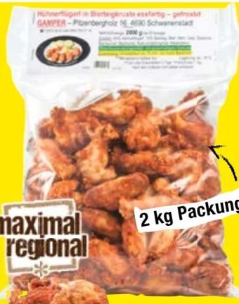Maximarkt Hühnerflügerl Angebot