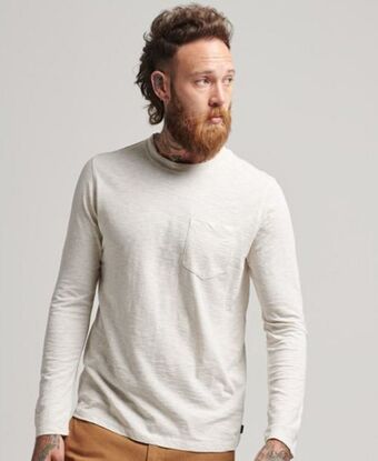 Superdry Long sleeve slub jersey top Angebot