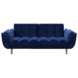 XXXLutz Schlafsofa in samt blau Angebot